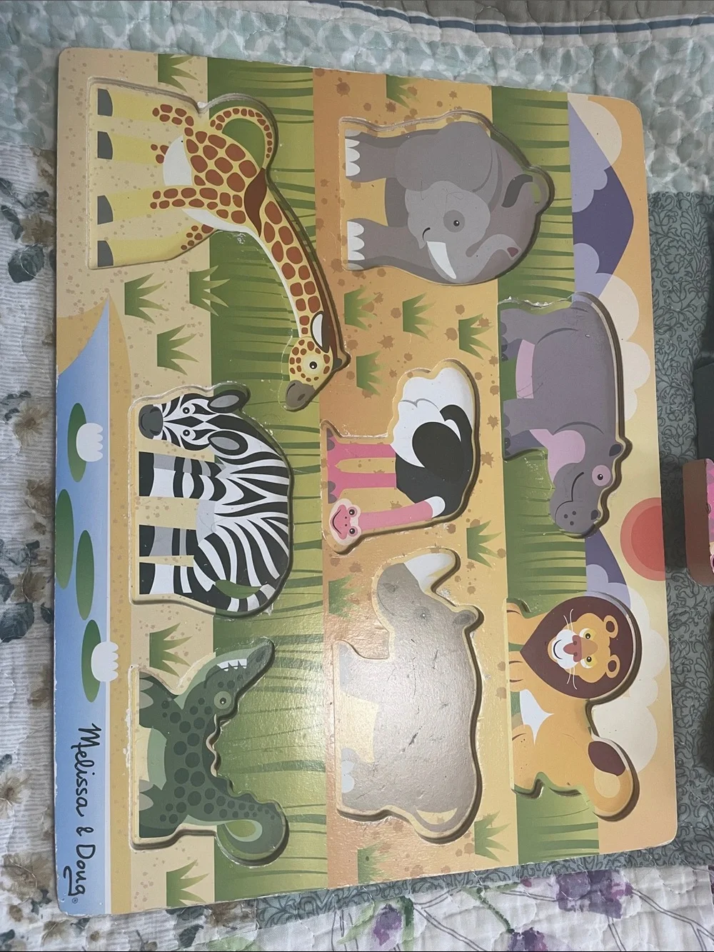 Melissa & Doug Kids Wooden Animal Puzzles